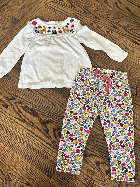 babyBoden Other - Baby Boden Floral Matching Set - Girls 18-24M